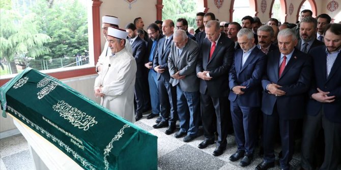 Cumhurbaşkanı Erdoğan cenaze namazına katıldı
