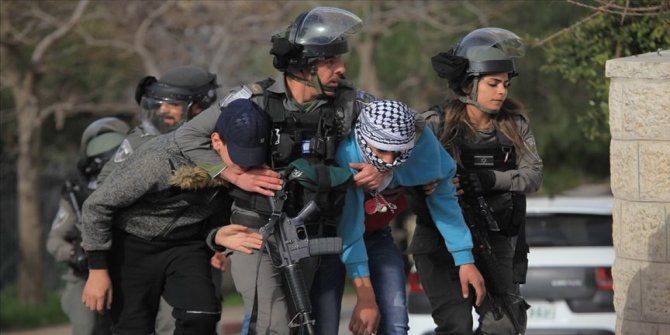 İsrail güçleri 58 Filistinliyi gözaltına aldı
