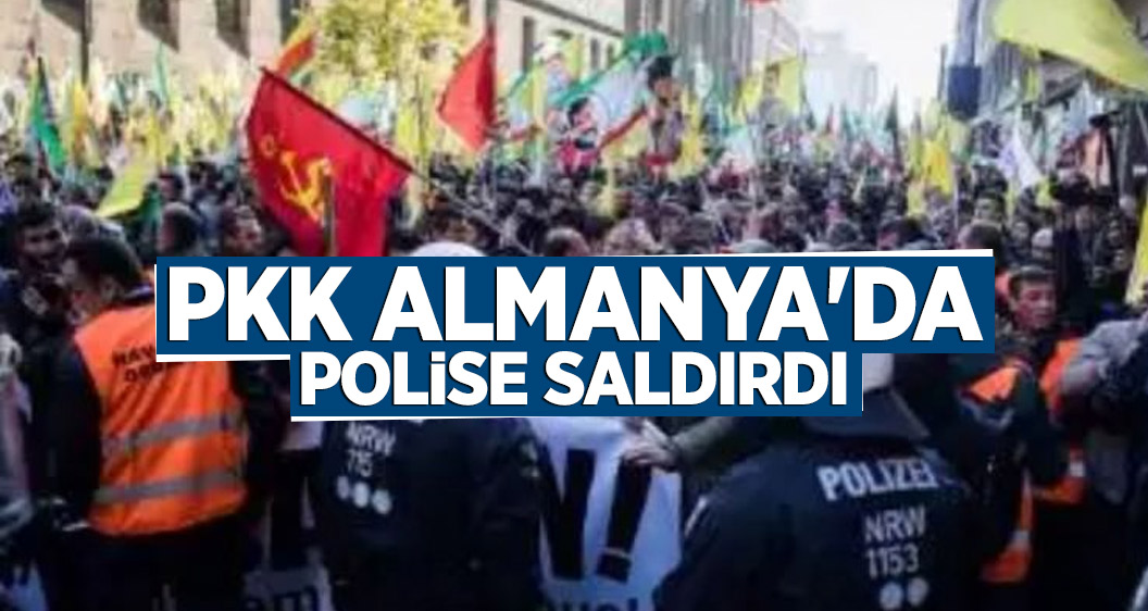 PKK Almanya'da polise saldırdı