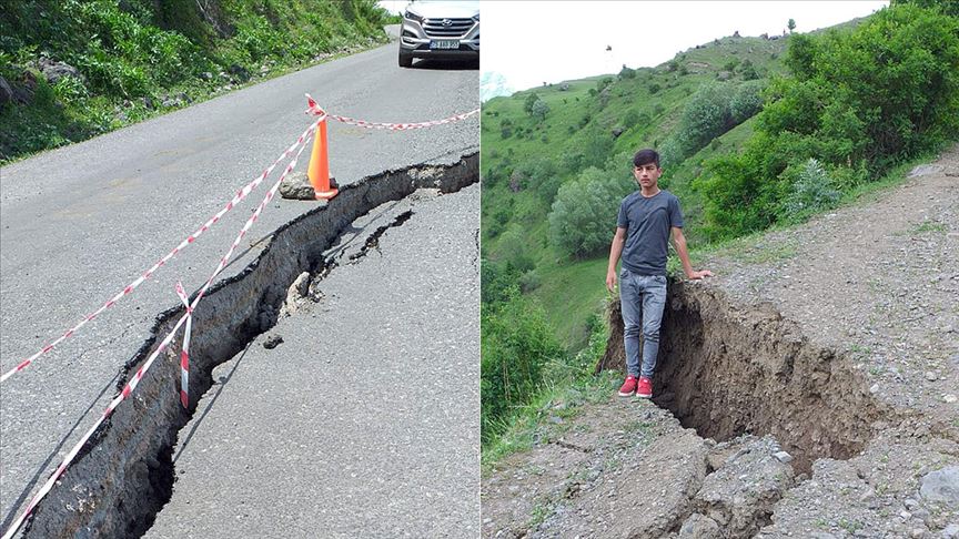 Ardahan'da 50 haneli köy heyelan riski nedeniyle boşaltıldı