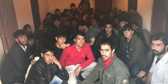Pakistan, Afganistan ve Bangladeş uyruklu 75 düzensiz göçmen yakalandı!