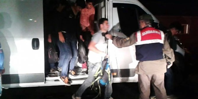 41 kaçak göçmen yakalandı!
