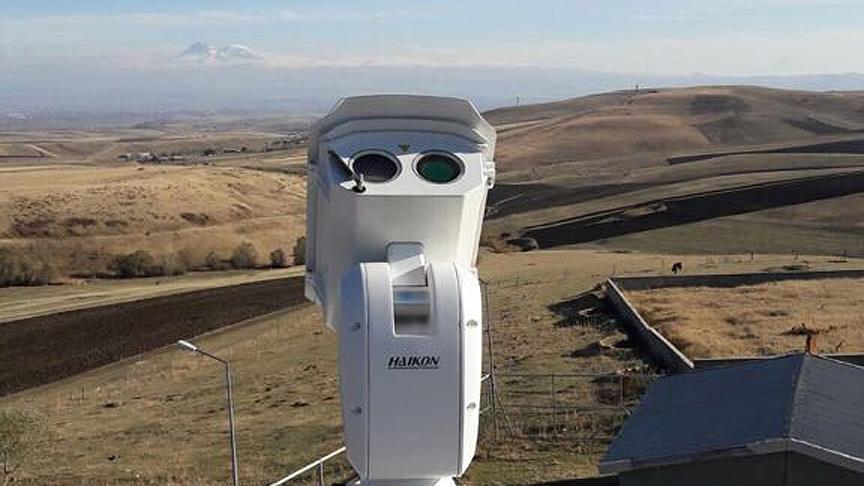Türkiye-Ermenistan sınırına kamera sistemi kuruldu