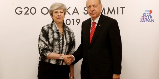 Erdoğan, İngiltere Başbakanı May ile görüştü!