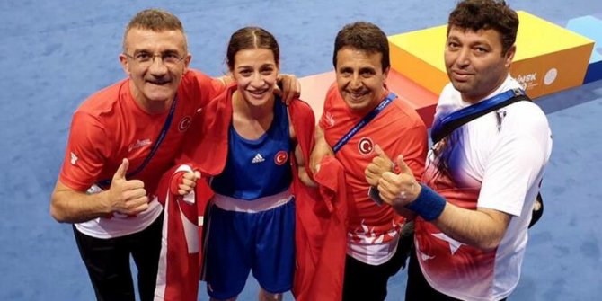 Milli boksör Buse Naz Çakıroğlu'ndan altın madalya