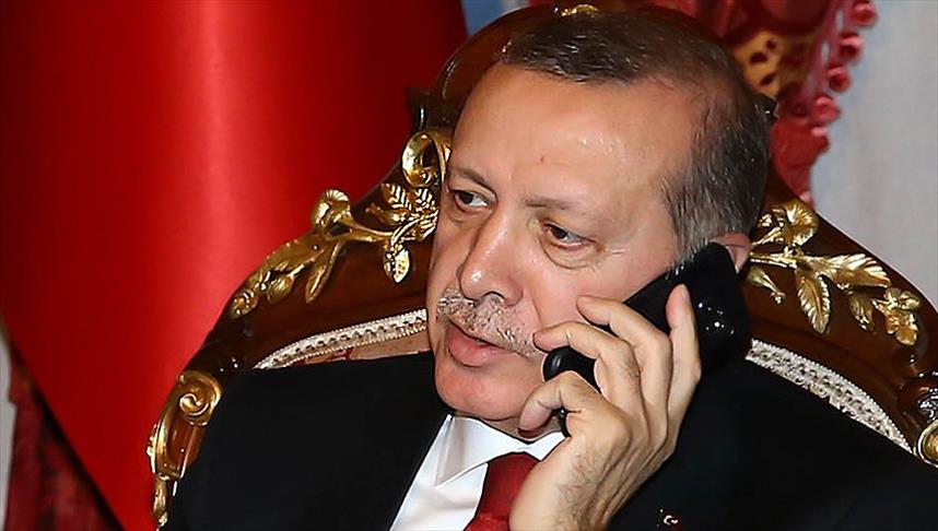 Cumhurbaşkanı Erdoğan, Al Sani ve Borisov'la telefonda görüştü