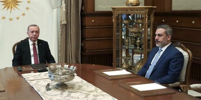 Cumhurbaşkanı Erdoğan, MİT Başkanı Fidan'ı kabul etti