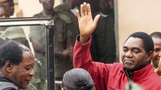 Zambiya muhalefet lideri Hichilema serbest bırakıldı