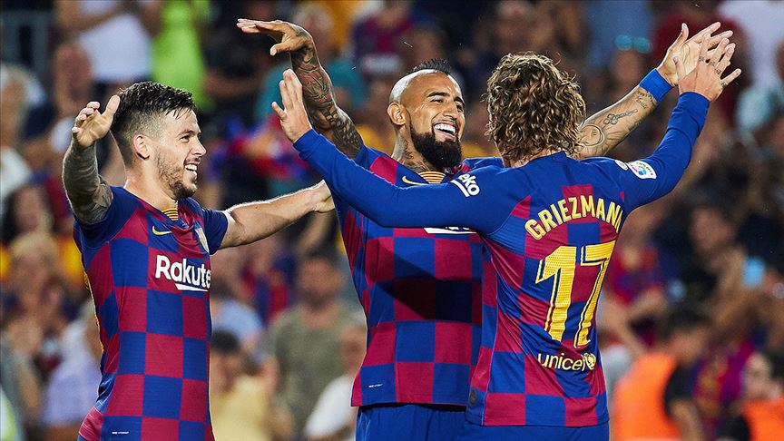 Messi'nin yokluğunda Barcelona farklı kazandı