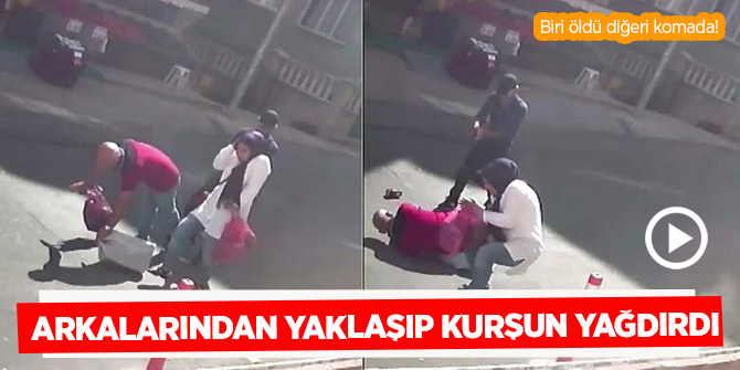 Sevgililere sokak ortasında silahlı saldırı: 1 ölü