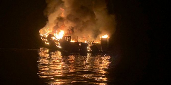 ABD'nin California eyaletinde tekne yangını: 26 ölü