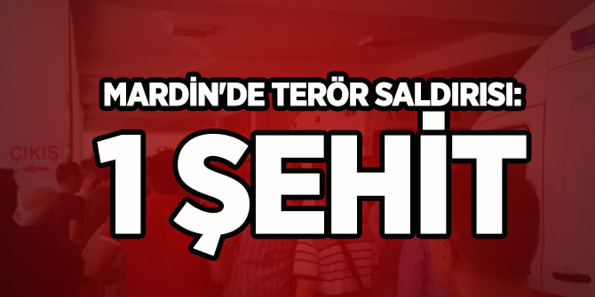 Mardin'in Ömerli ilçesinde terör saldırısı: 1 şehit