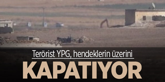 YPG, hendeklerin üzerini kapatmaya başladı