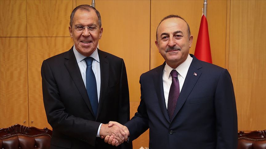 Bakan Çavuşoğlu, Lavrov'la Suriye'yi görüştü