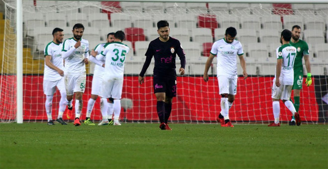 Sivas Belediyespor: 2 - Galatasaray: 1