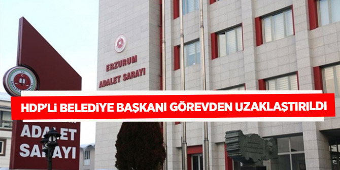 HDP'li belediye başkanı görevden uzaklaştırıldı