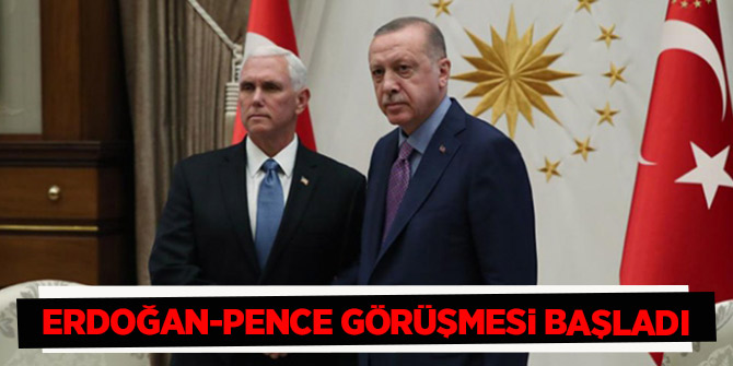 ABD'den kritik ziyaret (Erdoğan-Pence görüşmesi başladı)