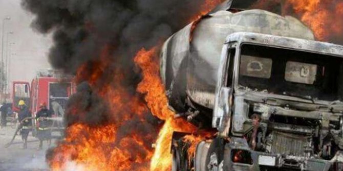 Akaryakıt tankeri patladı: 7 ölü