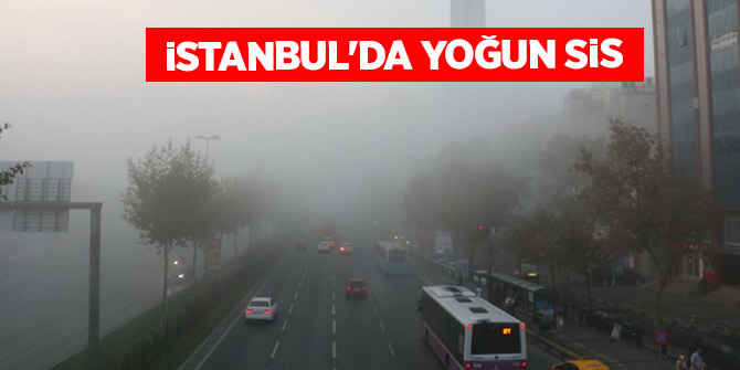 İstanbul'da sis etkili oluyor (Seferler iptal edildi)