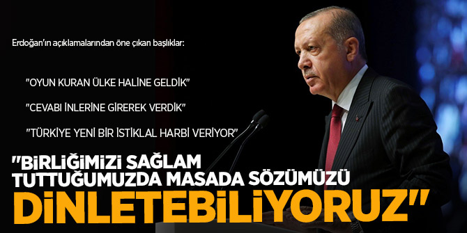 Cumhurbaşkanı Erdoğan: Gerekirse güvenli bölge sahasını genişleteceğiz