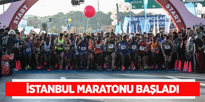İstanbul Maratonu başladı
