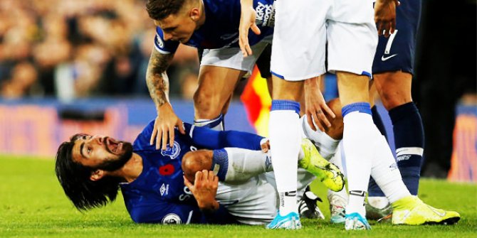 Andre Gomes'in ayağı kırıldı! Heung-min Son gözyaşlarına boğuldu