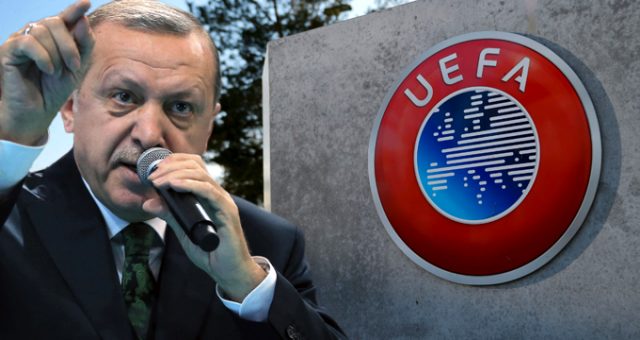 Erdoğan'dan UEFA'ya sert tepki: Bu yanlıştan dönmeleri gerekiyor