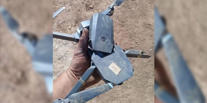 Suriye Milli Ordusu YPG/PKK'ya ait drone düşürdü