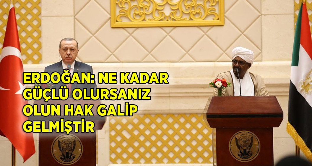 Cumhurbaşkanı Erdoğan ortak basın toplantısında konuştu