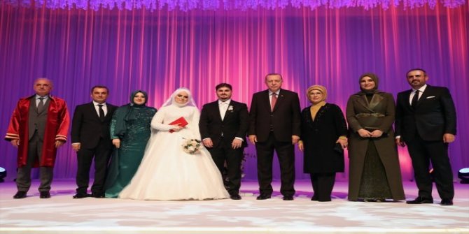 Erdoğan, Mahir Ünal'ın kızının nikah törenine katıldı