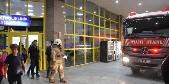 Bakırköy'de hastanede yangın!