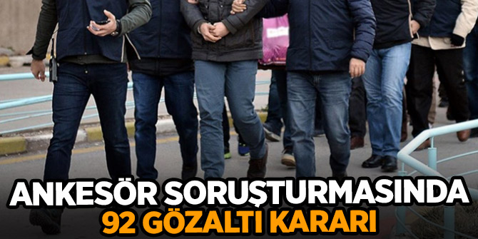 Ankara'da kritik operasyon ( 53 şüpheli yakalandı)
