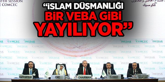 Cumhurbaşkanı Erdoğan, “İslam düşmanlığı batı toplumlarında bir veba gibi yayılıyor”