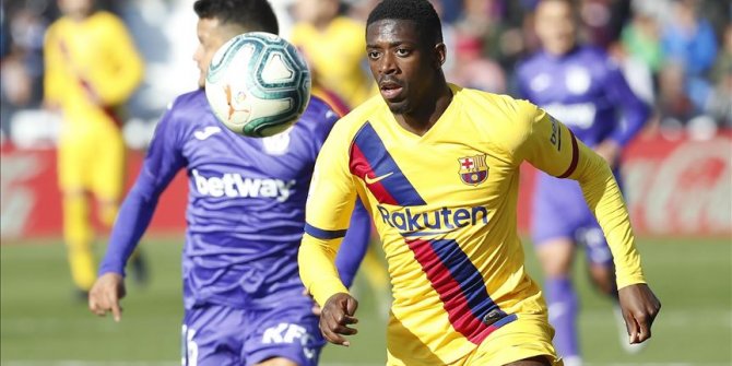 Barcelona'da sakatlanan Dembele 10 hafta sahalardan uzak kalacak