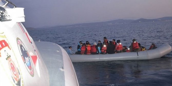 Balıkesir'de 38 düzensiz göçmen yakalandı