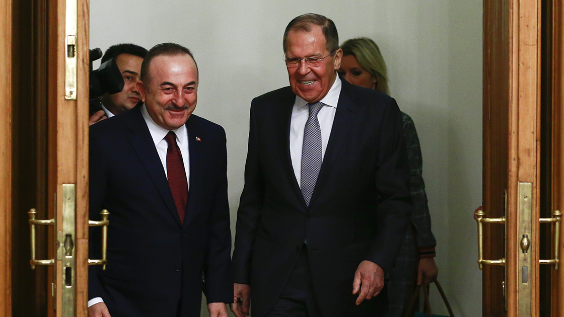 Çavuşoğlu ve Akar'ın Rus mevkidaşları ile Libya konulu toplantısı başladı