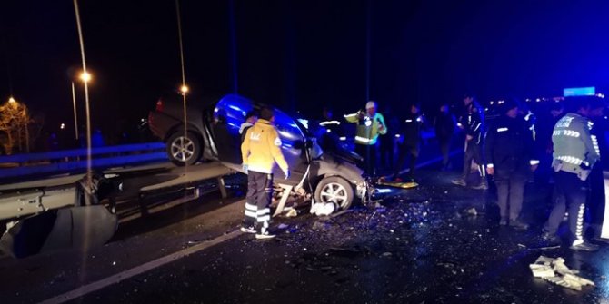 Edirne'de trafik kazası: 3 ölü, 2 yaralı