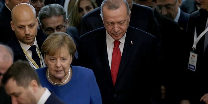 Erdoğan: Hedefimiz Libya krizini Almanya ile sonlandırmak
