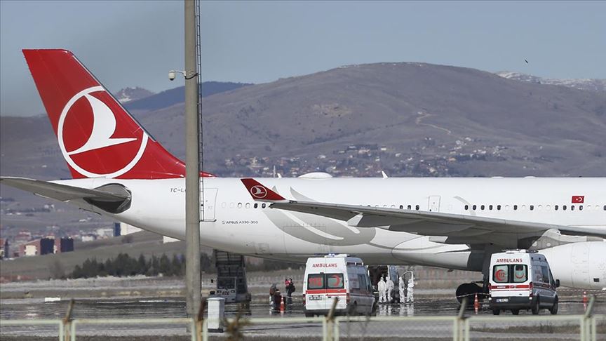 İran'dan getirilen Türk vatandaşlarının uçaktan tahliyesi tamamlandı