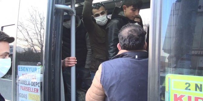 İstanbul'da 'balık istifi' minibüse para cezası kesildi