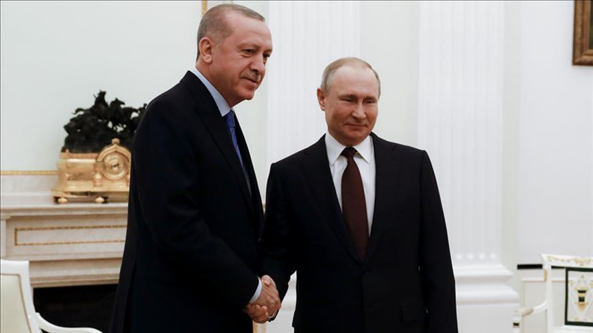Erdoğan, Putin ile Suriye ve koronavirüsü görüştü