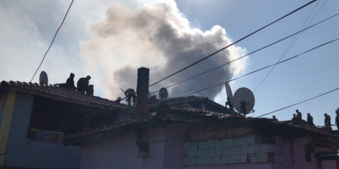 Edirne'de ev yangını