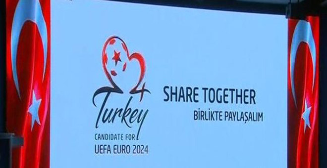 EURO 2024 adaylık logomuz ve sloganımız tanıtıldı