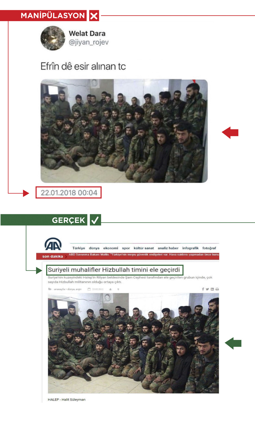 Terör örgütü PKK'nın sosyal medya yalanları: 4 fotoğraf 4 gerçek