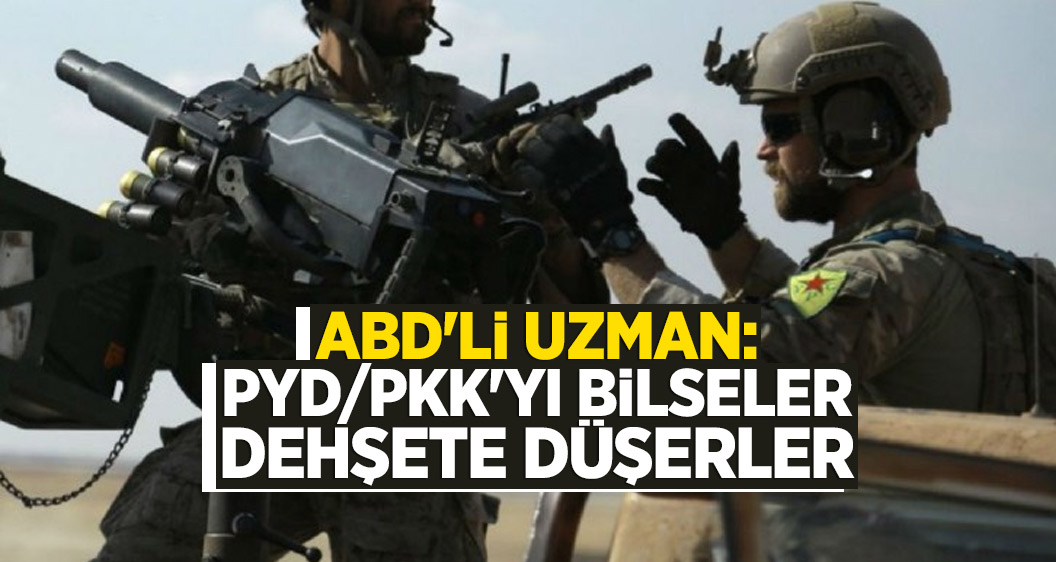ABD'li uzman: PYD/PKK'yı bilseler dehşete düşerler