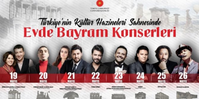Türkiye'nin kültür hazineleri konserlerle renklenecek