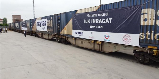Marmaray geçişli ilk ihracat blok treni Sakarya'dan yola çıkıyor