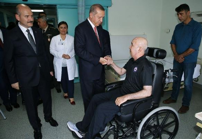 Başbakan Yıldırım Turgut Aslan'la bir araya geldi