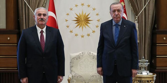 Cumhurbaşkanı Erdoğan Yargıtay Başkanı Akarca'yı kabul etti