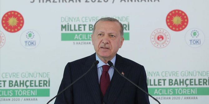 Cumhurbaşkanı Erdoğan, Millet Bahçeleri Toplu Açılış Töreni'ne katıldı